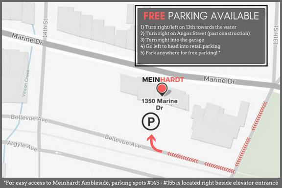 Meinhardt West Vancouver Free Parking Map