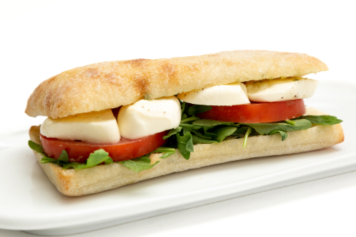 Tomato Bocconcini Sandwich