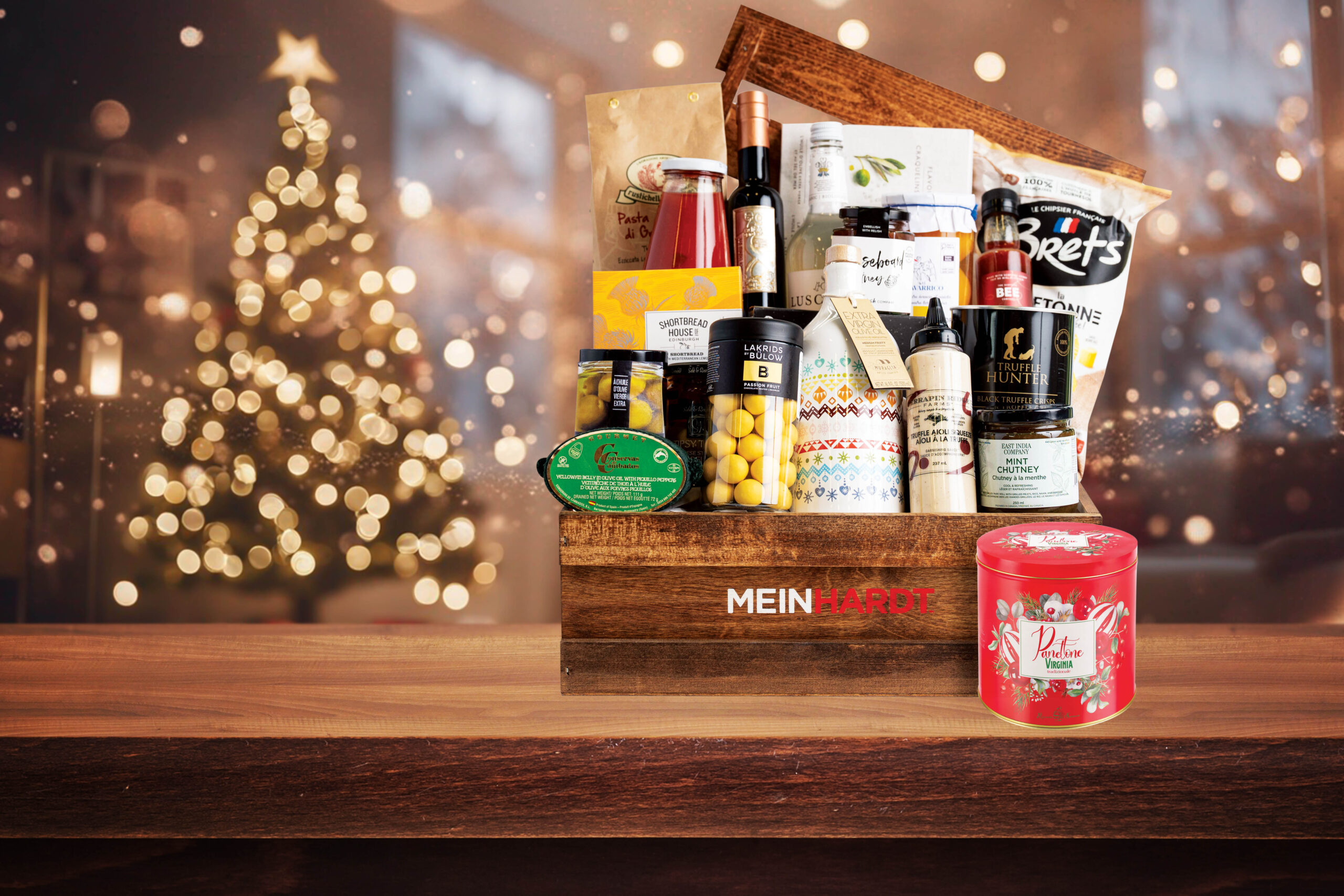 Holiday gift boxes from Meinhardt