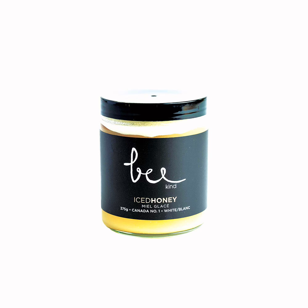 Best of the West Feature-9 Bee Kind IcedHoney with black packaging and light yellow contents.